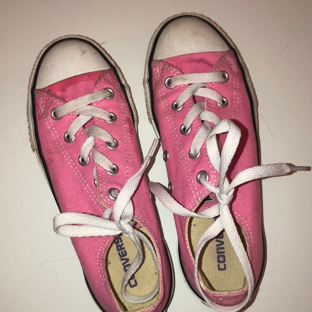 Converse pink sneakers